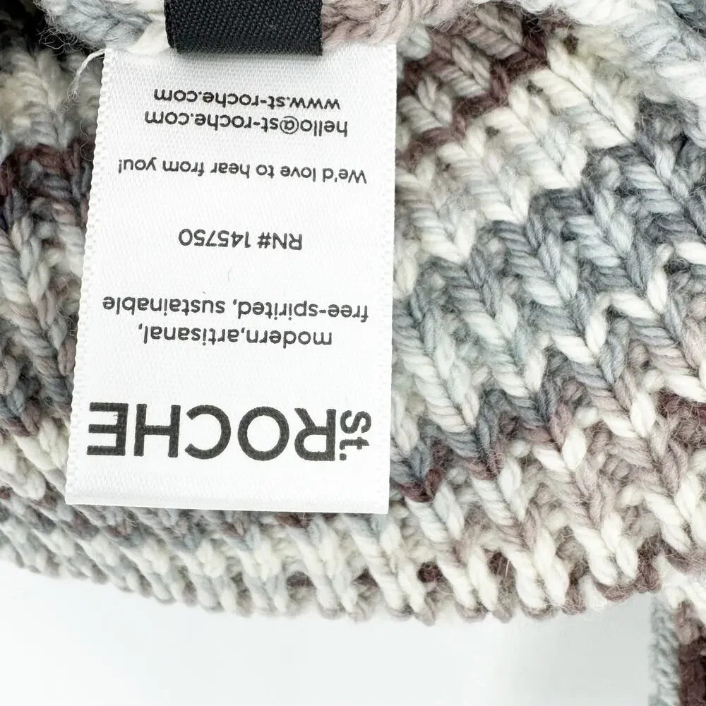 St. Roche Stormy 100% Marino Wool Pullover Sweater Size S NWT